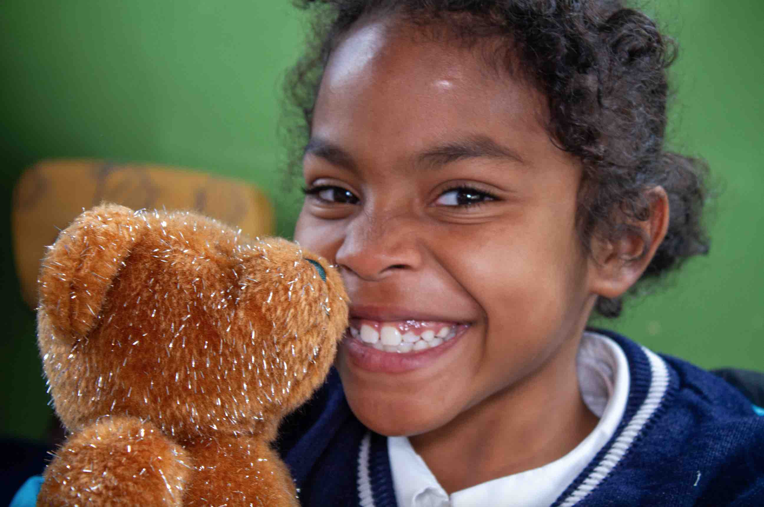 child smiling